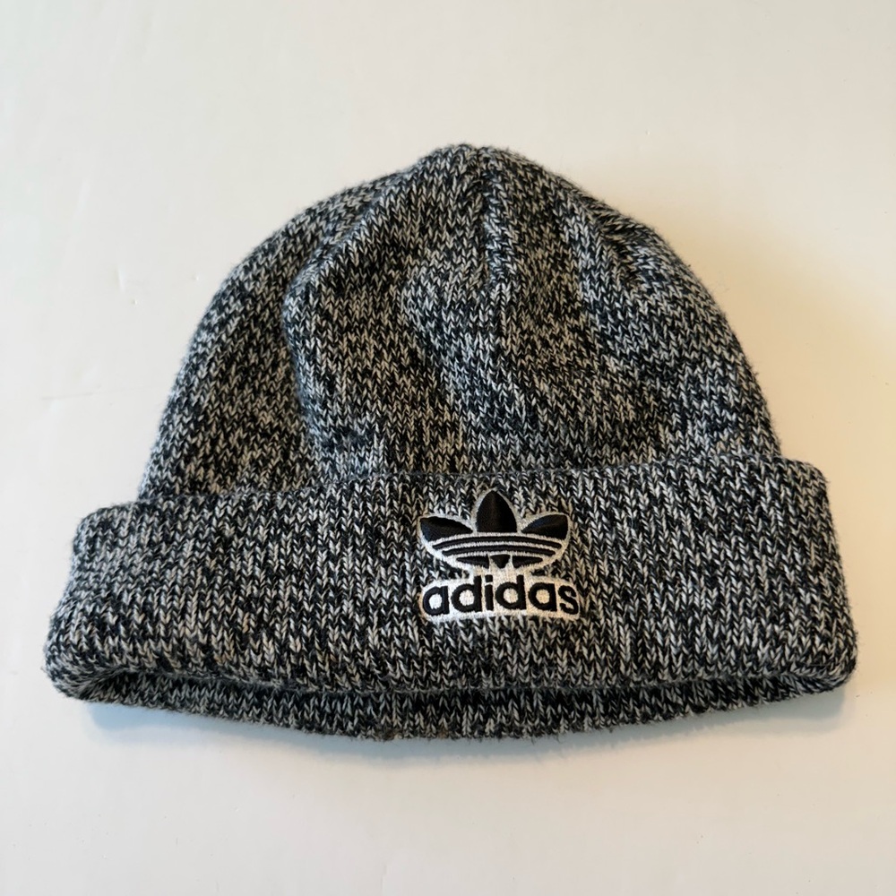EUC Adidas Knit Beanie Hat One Size